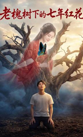 短剧《老槐树下的七年红花》海报