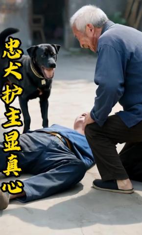 短剧《忠犬护主显真心》海报