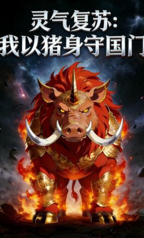 短剧《灵气复苏：我以猪身守国门》海报