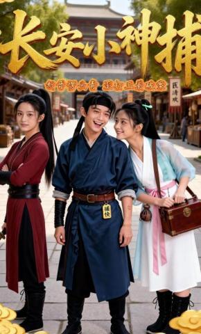 短剧《长安小神捕》海报