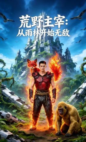 短剧《荒野主宰：从雨林开始无敌》海报