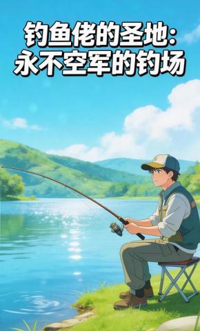 短剧《钓鱼佬的圣地：永不空军的钓场》海报
