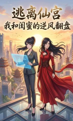 短剧《逃离仙宫，我和闺蜜的逆风翻盘》海报