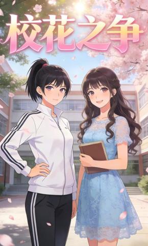 短剧《校花之争》海报