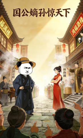 短剧《国公嫡孙惊天下》海报