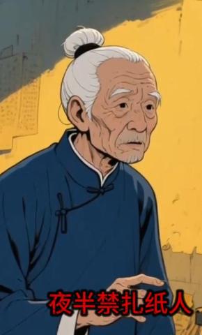 短剧《夜半禁扎纸人》海报