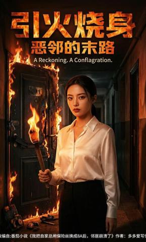 短剧《引火烧身：恶邻的末路》海报