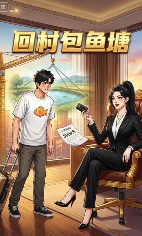 短剧《回村包鱼塘》海报