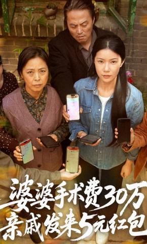 短剧《婆婆手术费30万，亲戚发来5元红包》海报