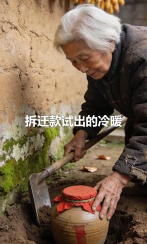 短剧《拆迁款试出的冷暖》海报