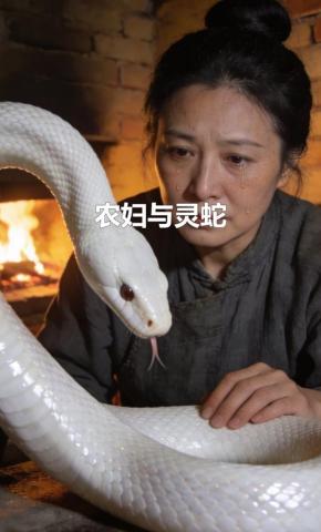 短剧《农妇与灵蛇》海报