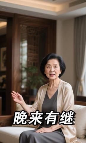 短剧《晚来有继》海报