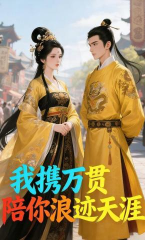 短剧《我携万贯陪你浪迹天涯》海报