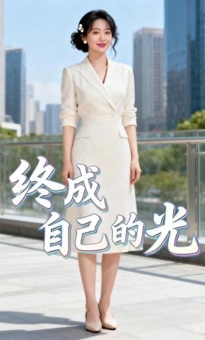 短剧《终成自己的光》海报