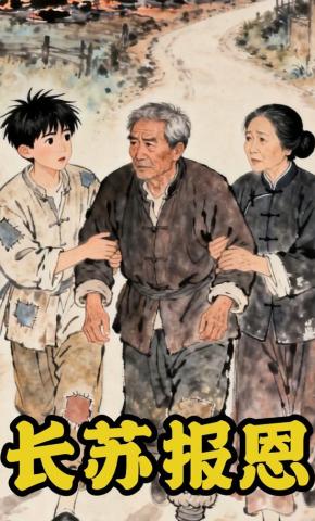 短剧《长苏报恩》海报