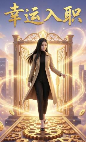 短剧《幸运入职》海报