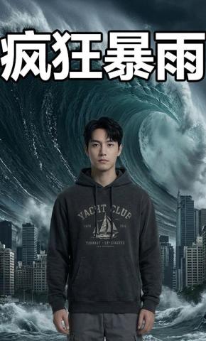 短剧《疯狂暴雨》海报