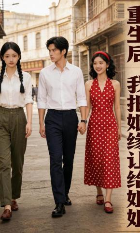 短剧《重生后，我把姻缘让给姐姐》海报