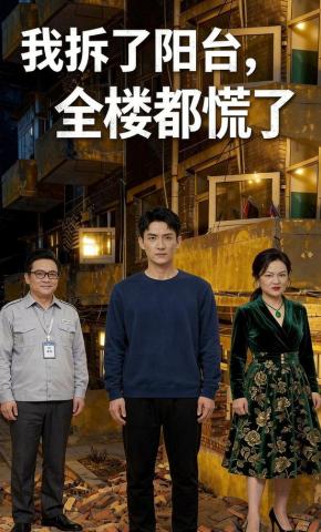 短剧《我拆了阳台，全楼都慌了》海报