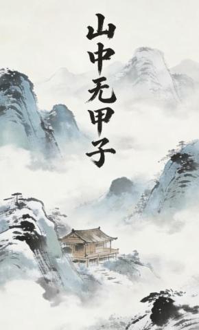 短剧《山中无甲子》海报