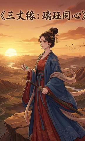 短剧《三丈缘：璃珏同心》海报