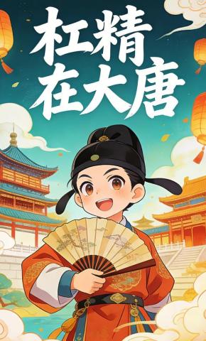 短剧《杠精在大唐》海报