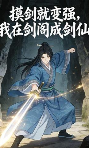 短剧《摸剑就变强，我在剑阁成剑仙》海报