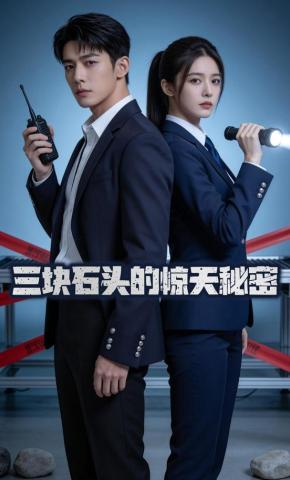 短剧《三块石头的惊天秘密》海报