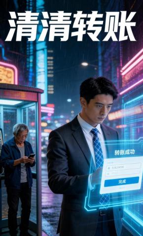 短剧《清清转账》海报