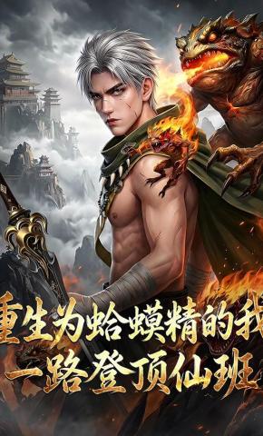 短剧《重生为蛤蟆精的我，一路登顶仙班》海报