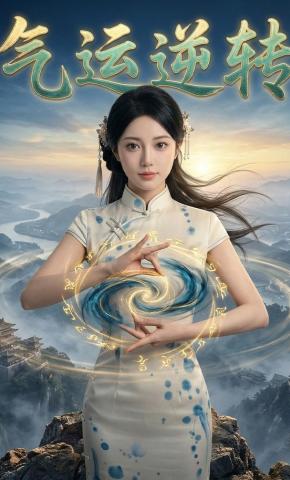 短剧《气运逆转》海报