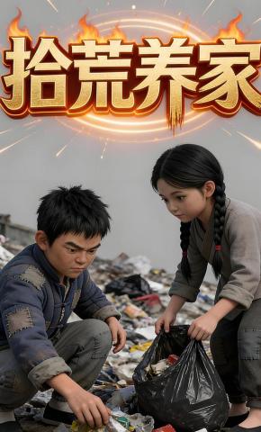 短剧《拾荒养家》海报