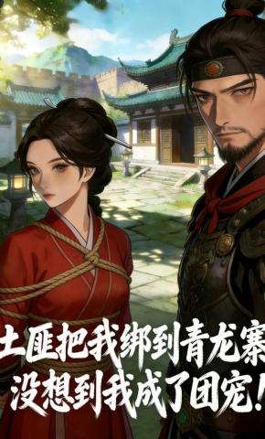 短剧《土匪把我绑到青龙寨，没想到我成了团宠！》海报