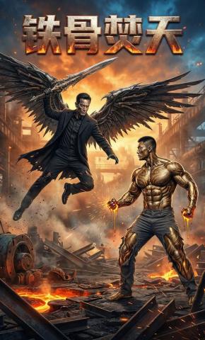 短剧《铁骨焚天》海报