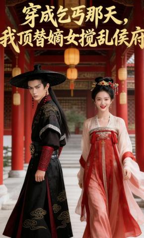 短剧《穿成乞丐那天，我顶替嫡女搅乱侯府》海报