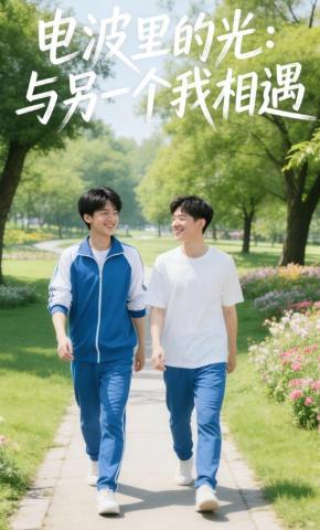 短剧《电波里的光：与另一个我相遇》海报