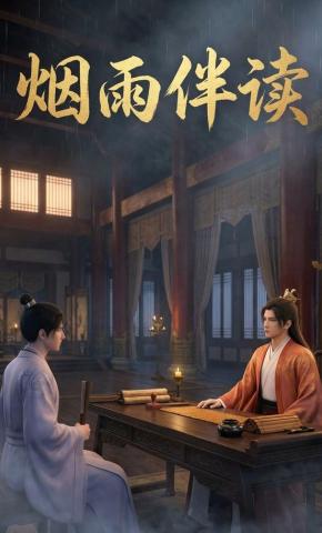 短剧《烟雨伴读》海报