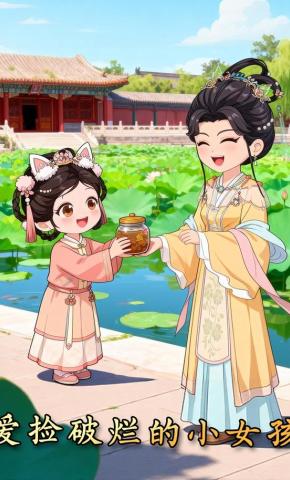 短剧《爱捡破烂的小女孩》海报