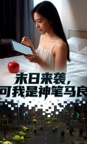 短剧《末日来袭，可我是神笔马良》海报
