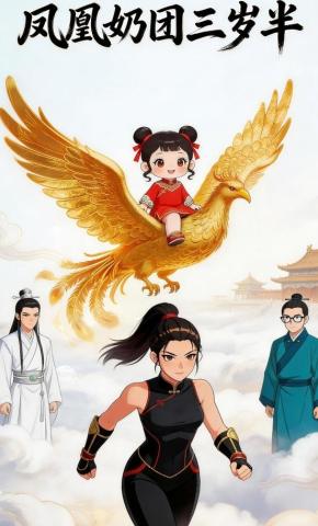 短剧《凤凰奶团三岁半》海报