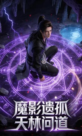 短剧《魔影遗孤：天林问道》海报