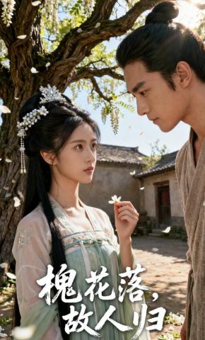 短剧《槐花落，故人归》海报