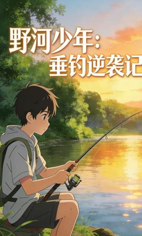 短剧《野河少年:垂钓逆袭记》海报