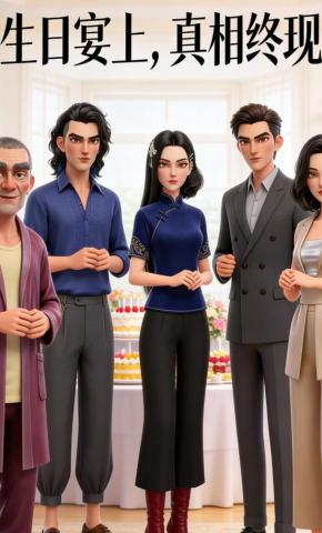 短剧《生日宴上，真相终现》海报
