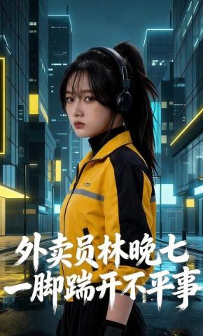 短剧《外卖员林晚七：一脚踹开不平事》海报