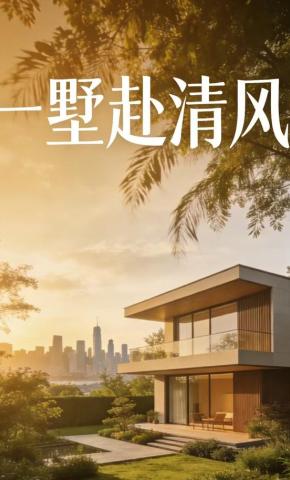 短剧《一墅赴清风》海报