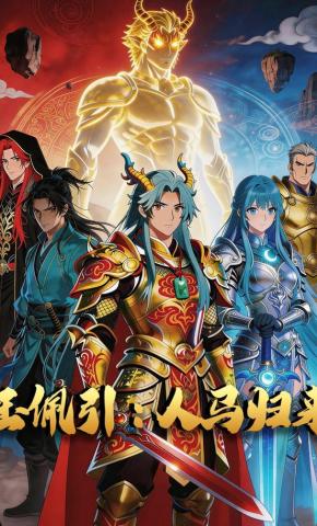 短剧《玉佩引：人马归来》海报