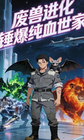 短剧《废兽进化锤爆纯血世家》海报