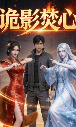 短剧《诡影焚心》海报