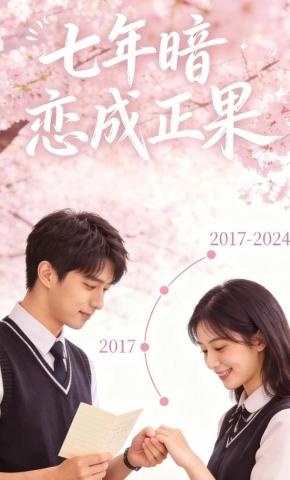 短剧《七年暗恋成正果》海报